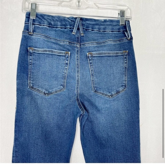 GOOD AMERICAN / Good Legs Cropped Mini Bootcut jeans / 8 (29) - Picture 4 of 6